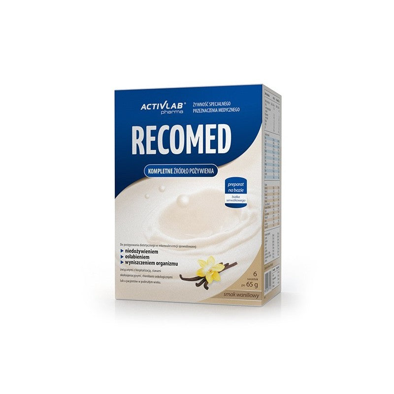 Koktajl odżywczy RECOMED Activlab Pharma 6 saszetek po 65 g