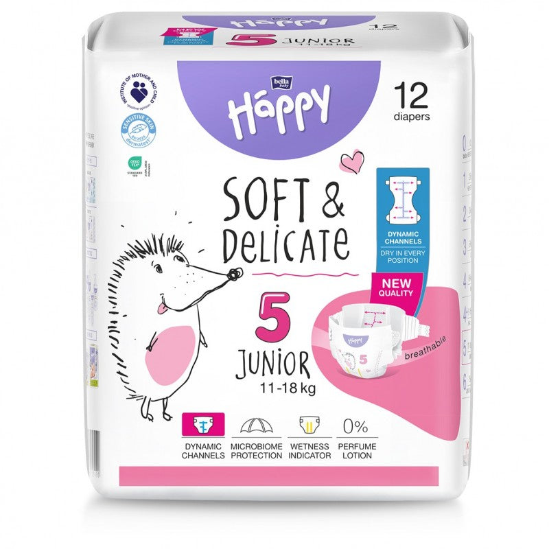 Pieluszki Bella Baby Happy 5 Junior 11-18 kg