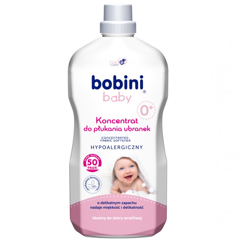 Koncentrat do płukania ubranek niemowlęcych i dziecięcych Bobini Baby 1,8 l