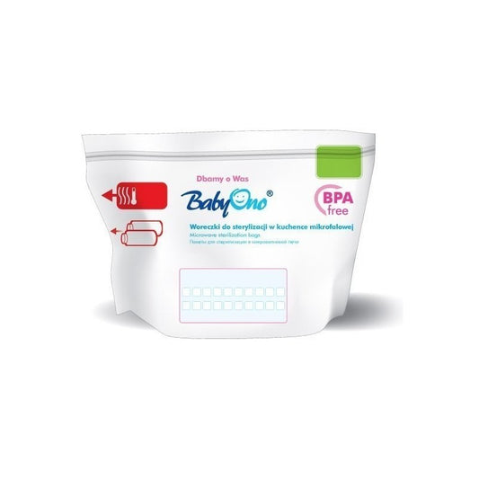 Woreczki do sterylizacji w kuchence mikrofalowej Babyono
