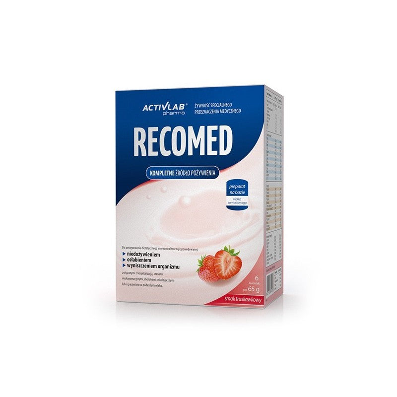 Koktajl odżywczy RECOMED Activlab Pharma 6 saszetek po 65 g