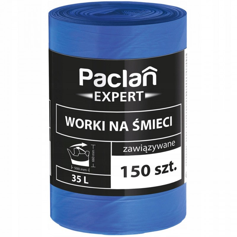 Mocne worki na śmieci z uszami Paclan EXPERT