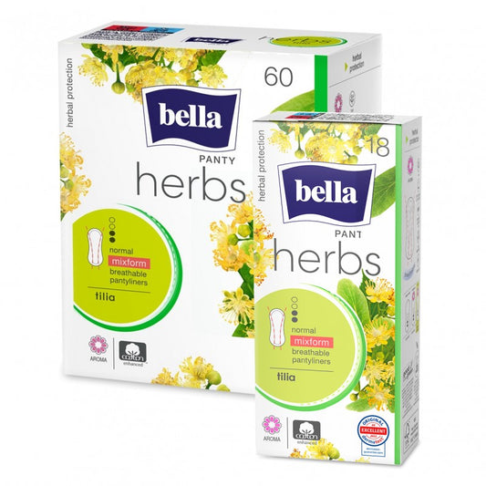 Wkładki higieniczne Bella Herbs z kwiatem lipy
