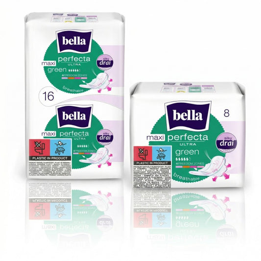 Podpaski higieniczne Bella Perfecta Ultra Maxi Green
