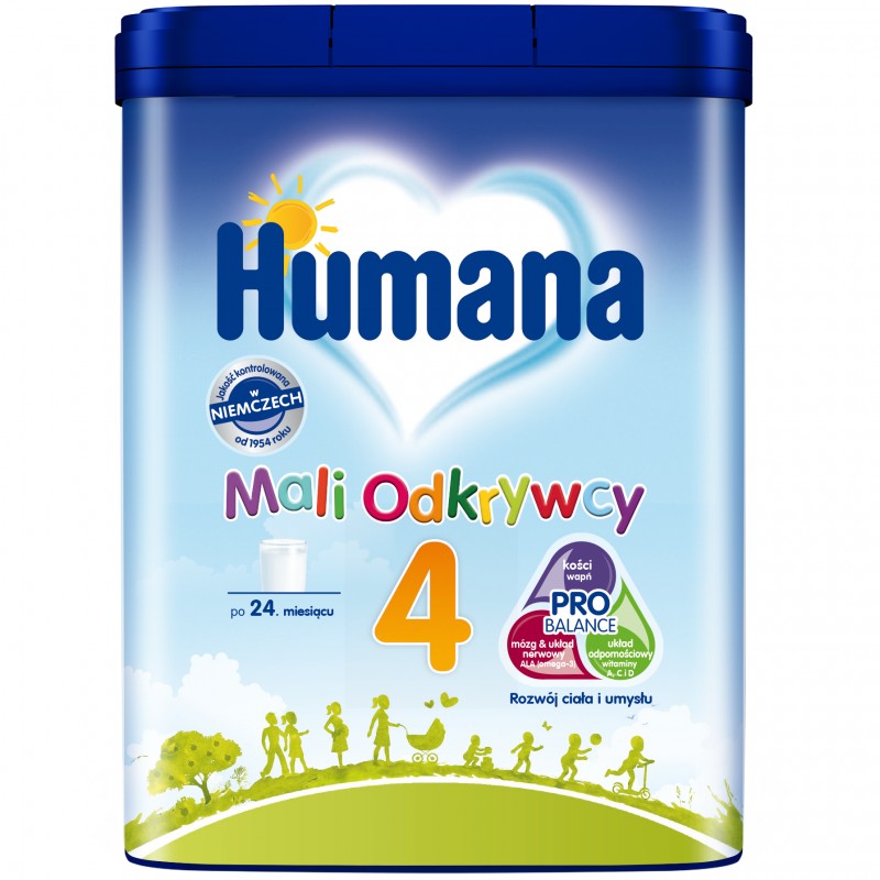 Mleko następne 4 Humana po 24. miesiącu 650 g