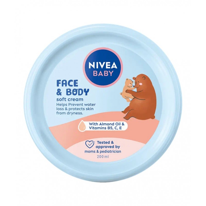 Krem pielęgnacyjny do twarzy i ciała NIVEA BABY 200 ml