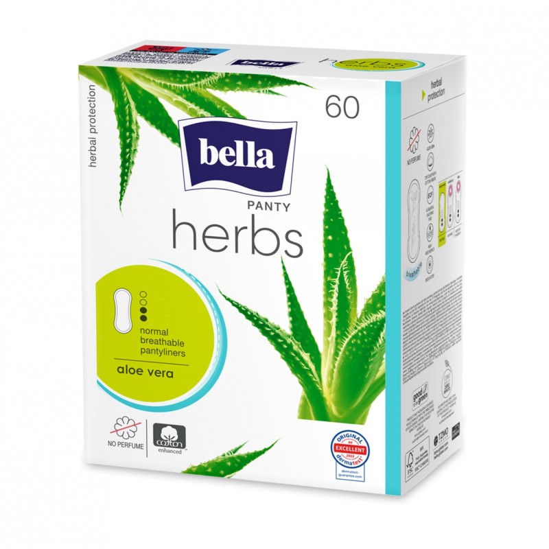 Wkładki higieniczne Bella Herbs z aloesem