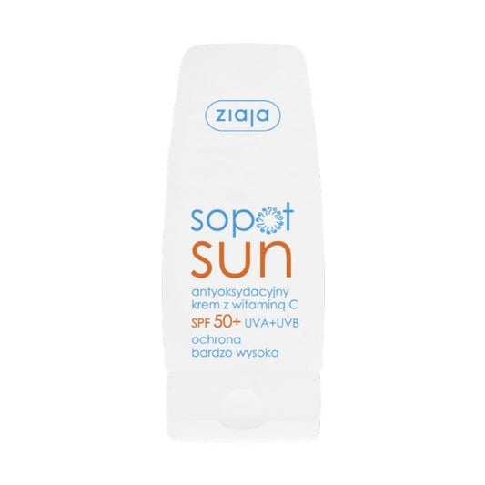 Antyoksydacyjny krem z witaminą C SPF 50+ Ziaja Sopot Sun 50 ml