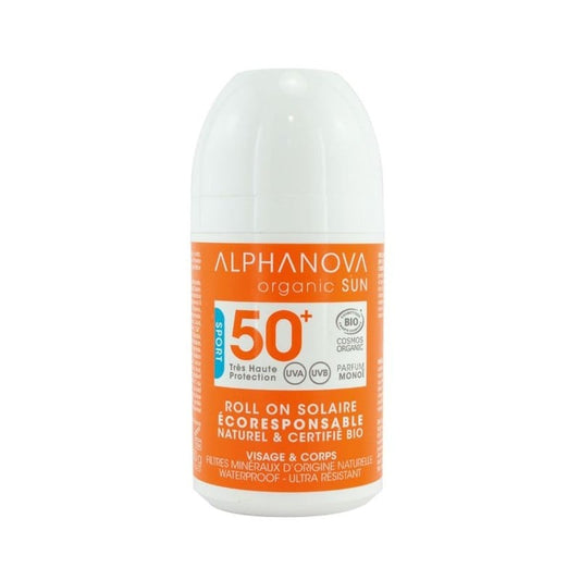 Krem przeciwsłoneczny w kulce SPF 50+ Alphanova Organic Sun 50 g