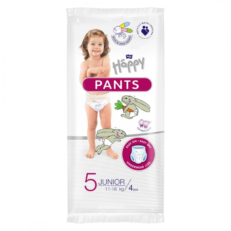 Pieluchomajtki dla dzieci Happy Pants Junior 11-18 kg