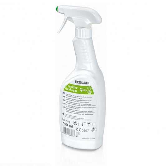 Bezalkoholowy spray do dezynfekcji Ecolab Incidin OxyFoam NG 750 ml