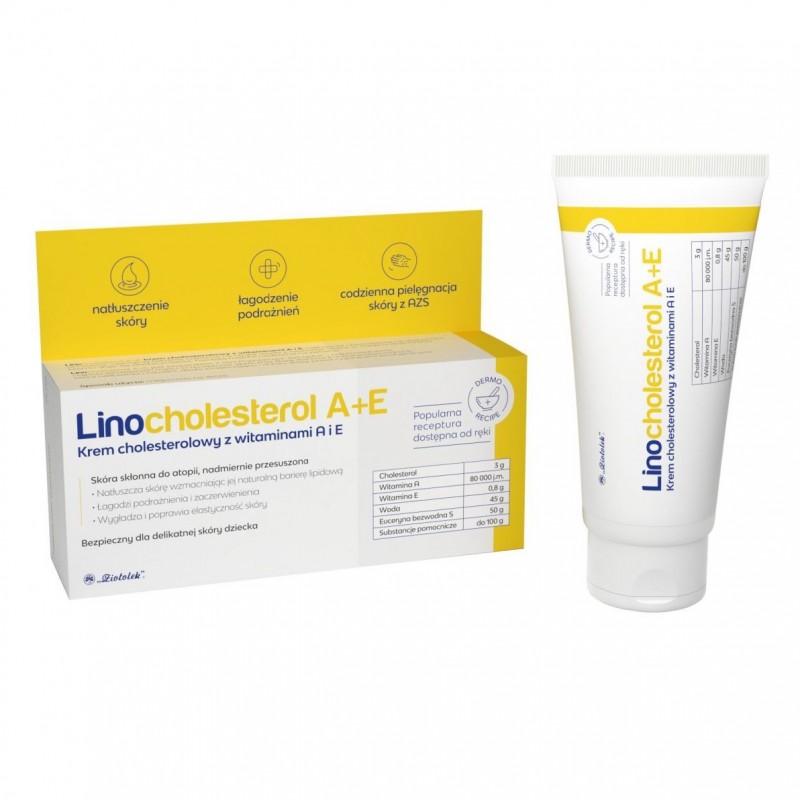 Ziołolek Krem cholesterolowy Linocholesterol A+E 50 g