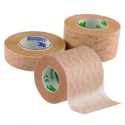 Mikroporowaty papierowy przylepiec chirurgiczny 3M Micropore Cielisty