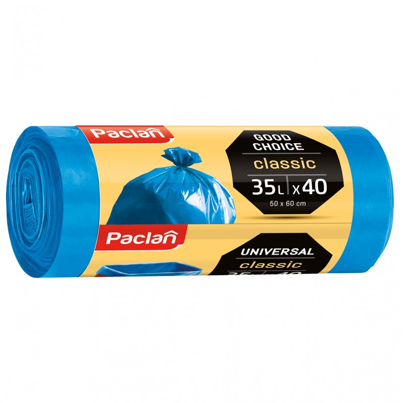 Uniwersalne worki na śmieci Paclan Classic
