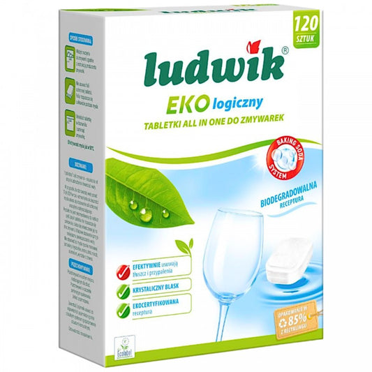 Tabletki do zmywarki Ludwik Ekologiczny All in One 120 szt.
