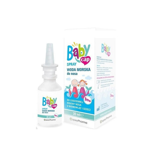 Woda morska do nosa dla dzieci i niemowląt BabyCap 30 ml