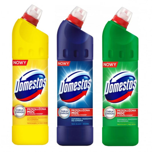 Domestos Płyn do czyszczenia toalet Przedłużona Moc 1 l