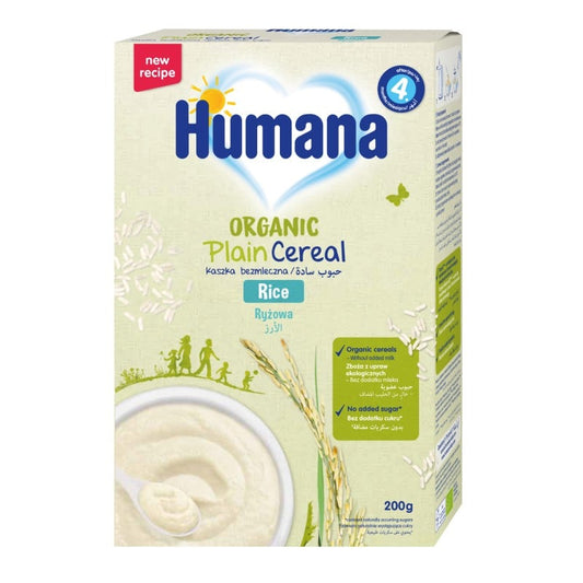 Kaszka ryżowa bezmleczna Humana Organic po 4. miesiącu 200 g