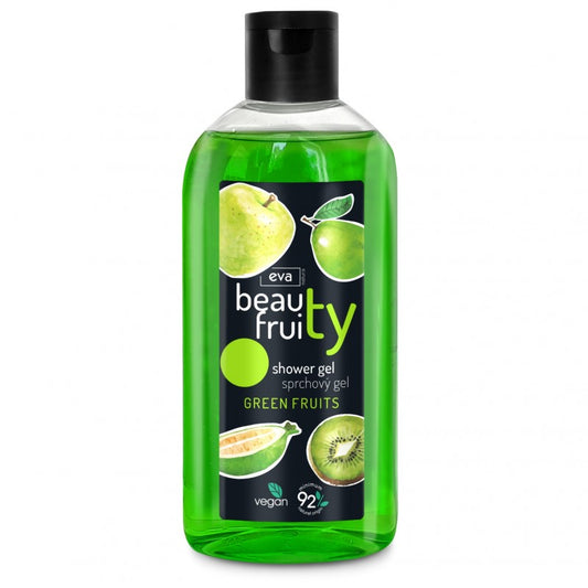 Żel pod prysznic Eva Natura Beauty Fruity Zielone owoce 400 ml