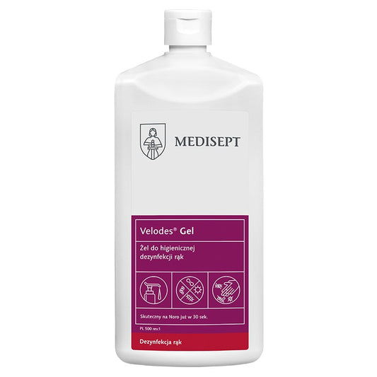 Żel do higienicznej i chirurgicznej dezynfekcji rąk Medisept Velodes Gel 500 ml