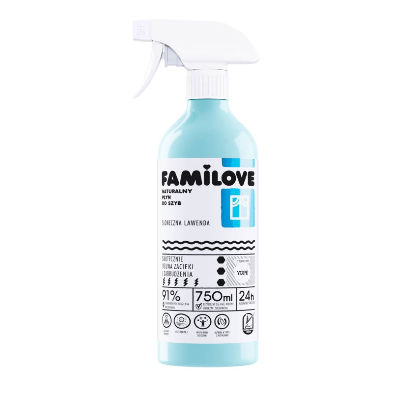 Naturalny płyn do szyb YOPE Familove 750 ml