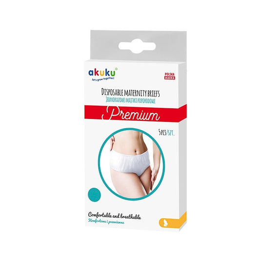 Majtki poporodowe jednorazowe Akuku Premium 5 szt.