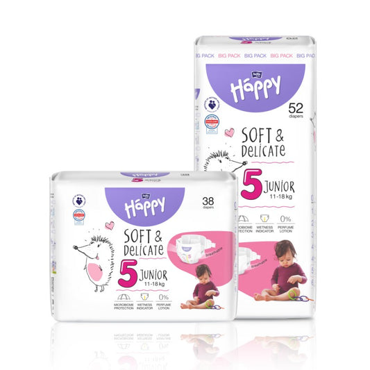 Pieluszki Bella Happy 5 Junior 11-18 kg