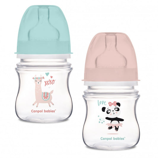 Butelka antykolkowa Canpol Babies EasyStart EXOTIC ANIMALS 120 ml