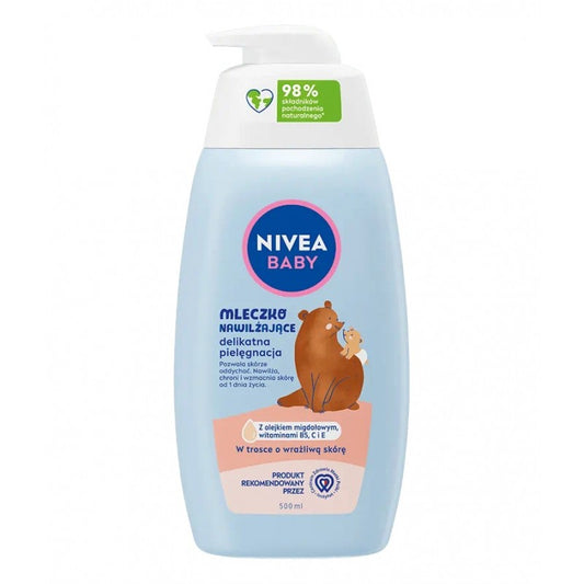 Mleczko nawilżające NIVEA BABY Delikatna pielęgnacja 500 ml