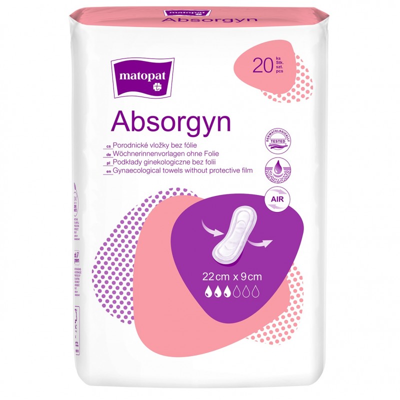Podkłady ginekologiczne Matopat Absorgyn 20 szt.