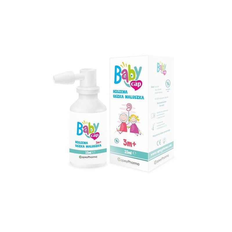 Higiena uszka maluszka BabyCap Spray usuwający woskowinę 15 ml