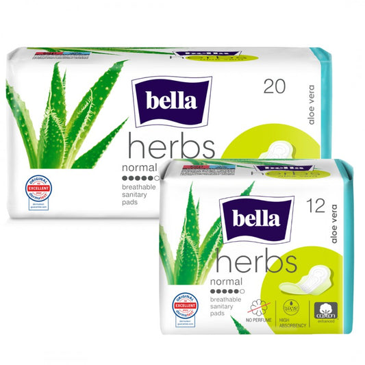Podpaski higieniczne Bella Herbs z aloesem