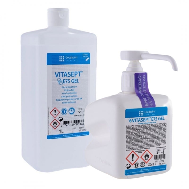 Vitasept E75 Gel Żel do chirurgicznej i higienicznej dezynfekcji rąk