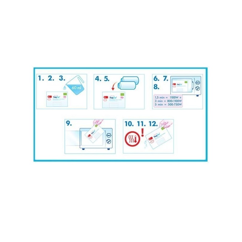 Woreczki do sterylizacji w kuchence mikrofalowej Babyono