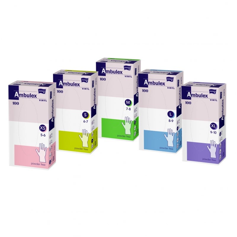 Rękawiczki jednorazowe winylowe Ambulex Vinyl 100 szt.