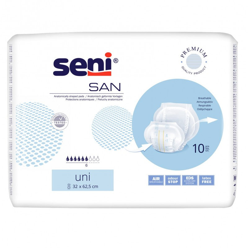 Pieluchy anatomiczne Seni San Uni