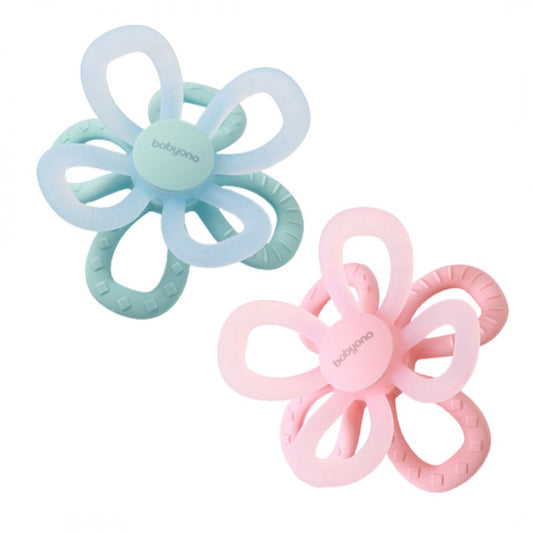 Gryzak silikonowy BabyOno FLOWER