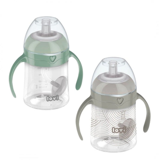 Pierwszy kubek z obciążoną słomką LOVI 150 ml