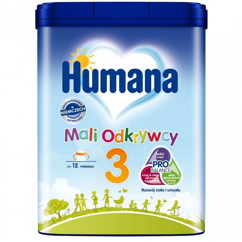 Mleko następne 3 Humana po 12. miesiącu 650 g