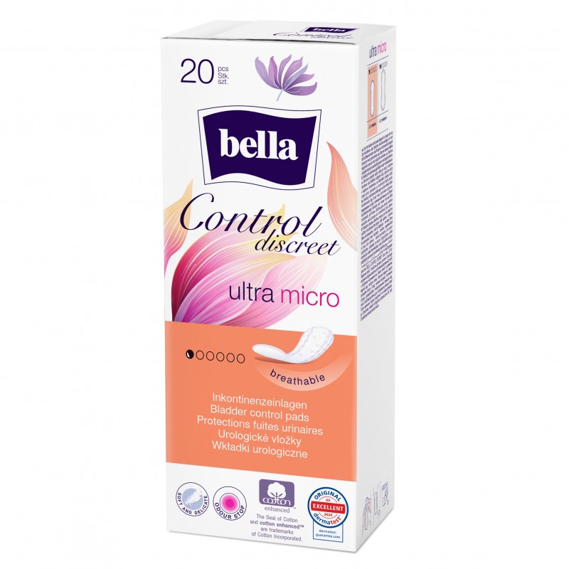 Wkładki urologiczne dla kobiet Bella Control Discreet Ultra Micro