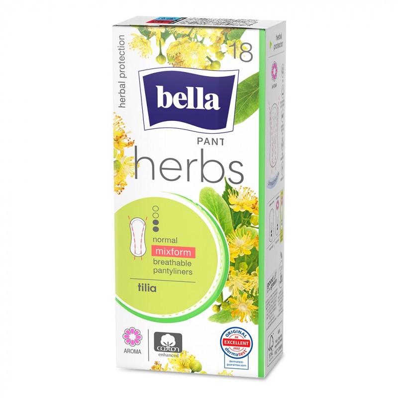 Wkładki higieniczne Bella Herbs z kwiatem lipy