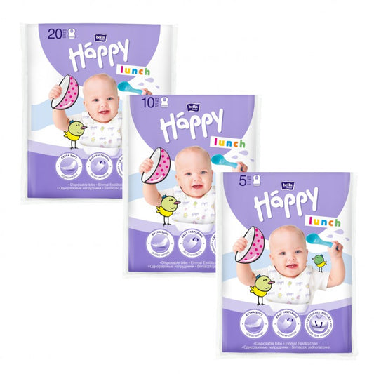 Jednorazowe śliniaki dla dzieci Bella Baby Happy Lunch
