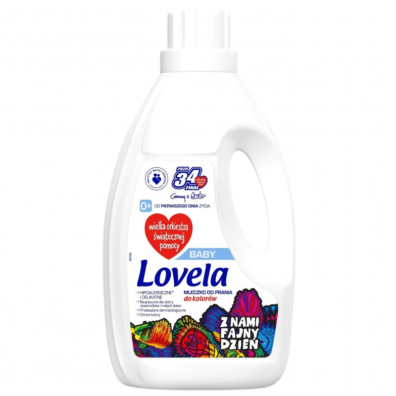 Mleczko do prania kolorów Lovela Baby 2,9 l