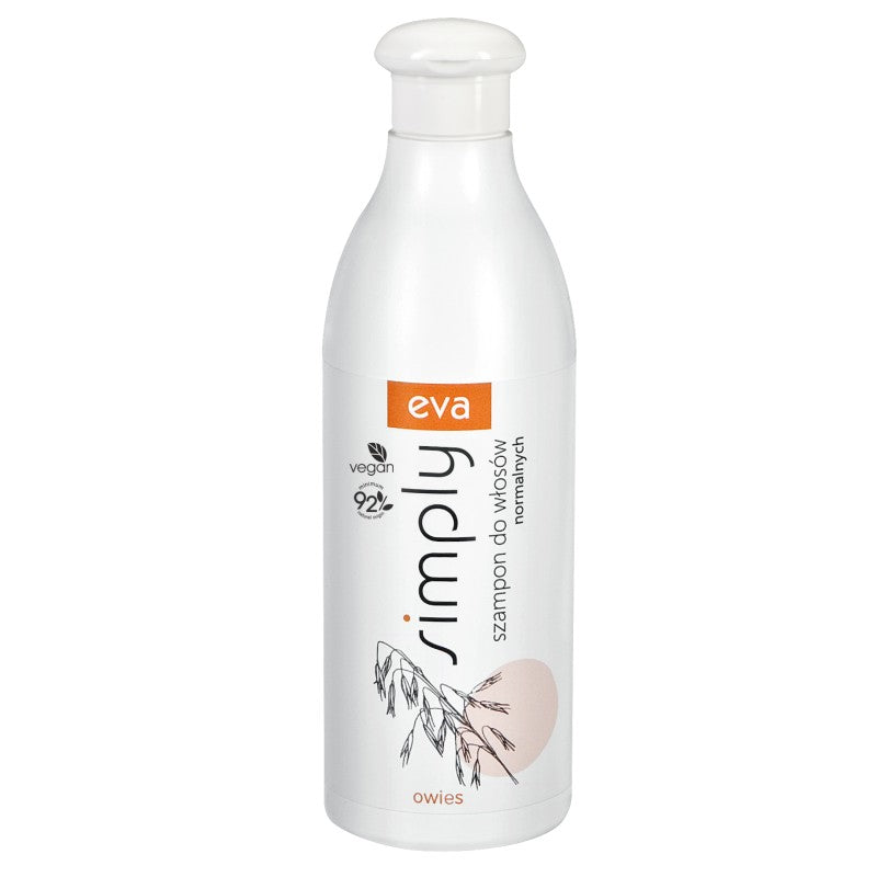 Szampon do włosów normalnych z owsem Eva Simply 500 ml