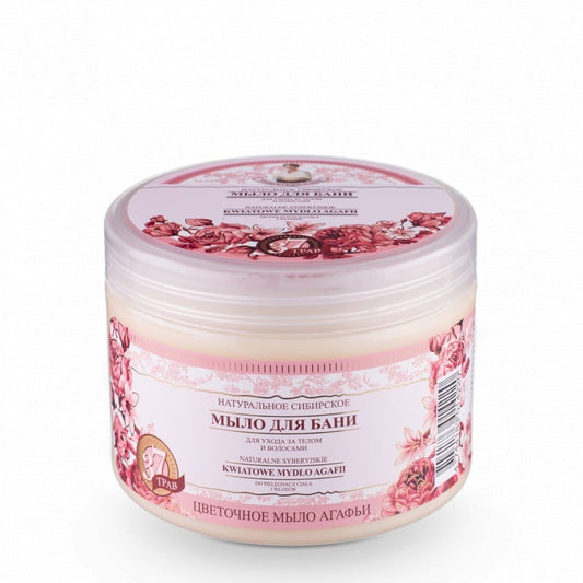 Syberyjskie Kwiatowe Mydło do ciała i włosów Babuszka Agafia 500 ml