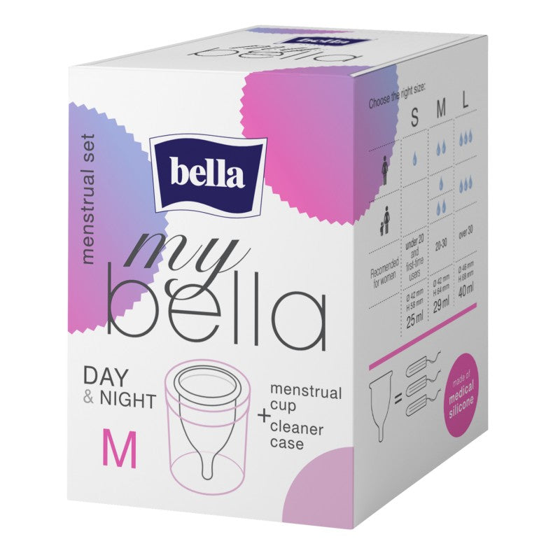 Kubeczek menstruacyjny z pojemnikiem my bella