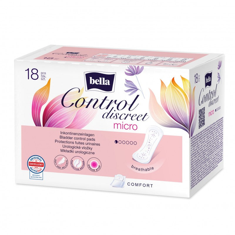 Wkładki urologiczne dla kobiet Bella Control Discreet Micro