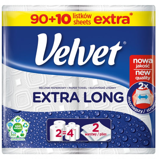 Ręcznik papierowy Velvet Extra Long 2 szt.