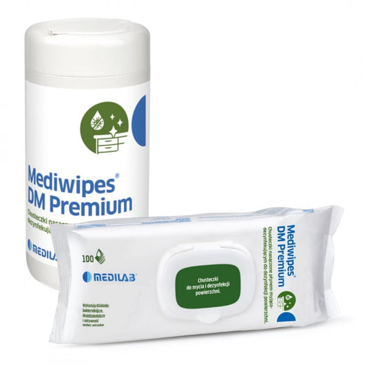 Chusteczki do dezynfekcji powierzchni Mediwipes DM Premium Medilab