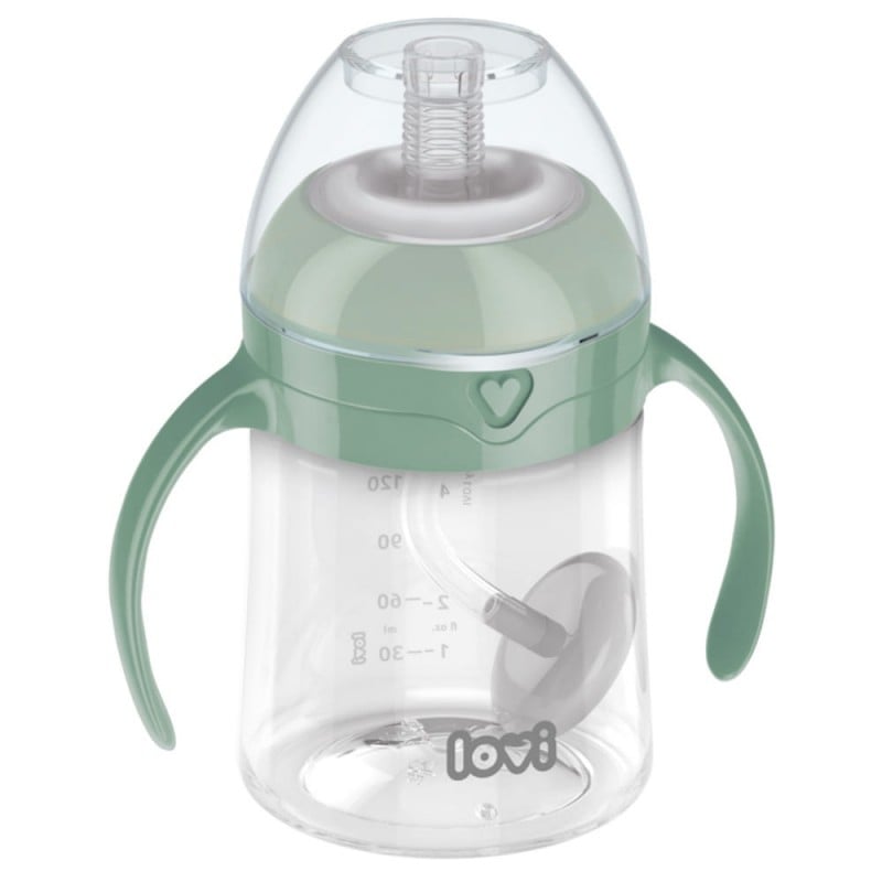 Pierwszy kubek z obciążoną słomką LOVI 150 ml